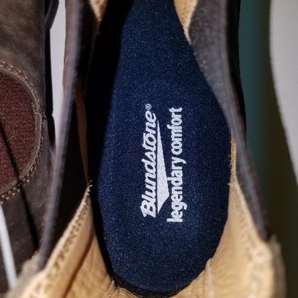 New Blundstone 585 Rustic Brown Chelsea Boots - Picture 6 of 7